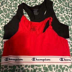 2 pack Champion Womens Cotton Stretch Pullover BraMoisture Wicking Bra